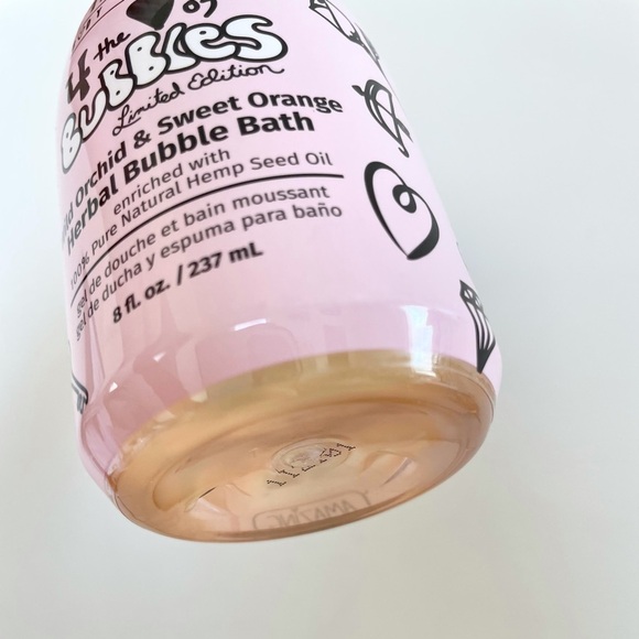 Hempz 100% Vegan Limited Edition Wild Orchid & Sweet Orange Herbal Bubble Bath - Picture 7 of 8
